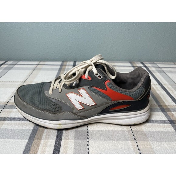 New Balance Golf Heritage Shoes Men’s Size 11 White Gray Red MG100GBK - Picture 4 of 8
